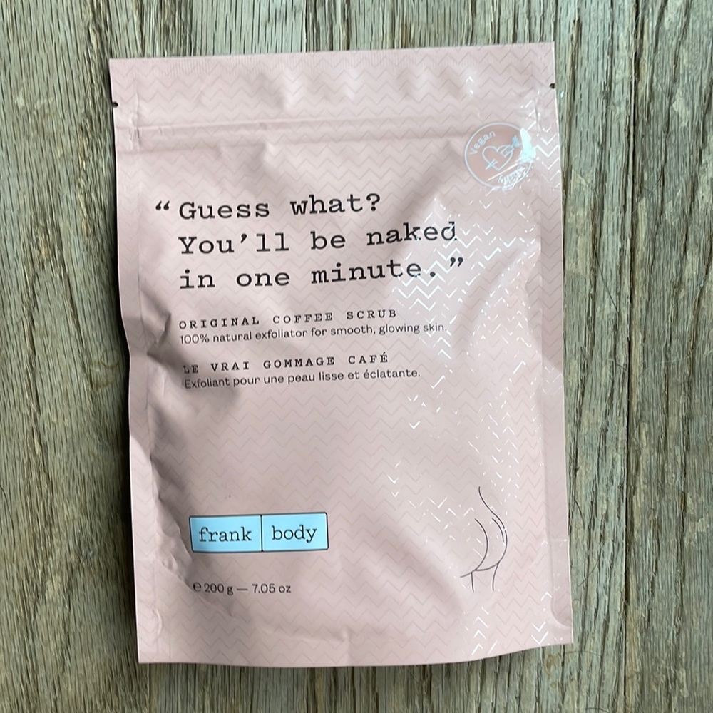 frank body coffee scrub